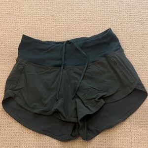 Outdoor Voices Forest Green Athletic Shorts